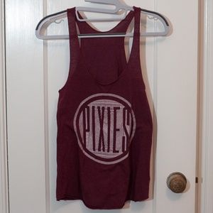 American Apparel maroon Pixies concert tank top